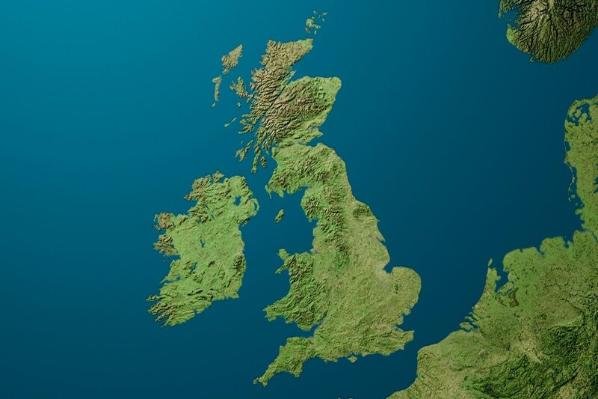 GB and NI/ROI on map